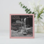 Roze Vaftisi Kaart (Staand voorkant)