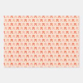 Roze Vakantie Postzegels, Kerststad, Bogen Inpakpapier Vel (Voorkant 3)