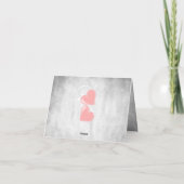 Roze Valentijn Hartelijk dank Kaart (Achterkant)