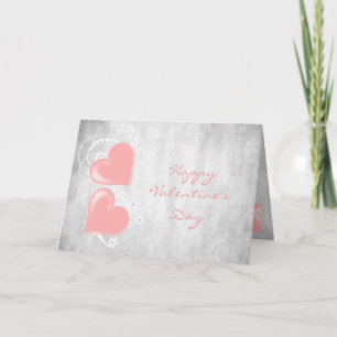 Roze Valentijn Wenskaart Kaart