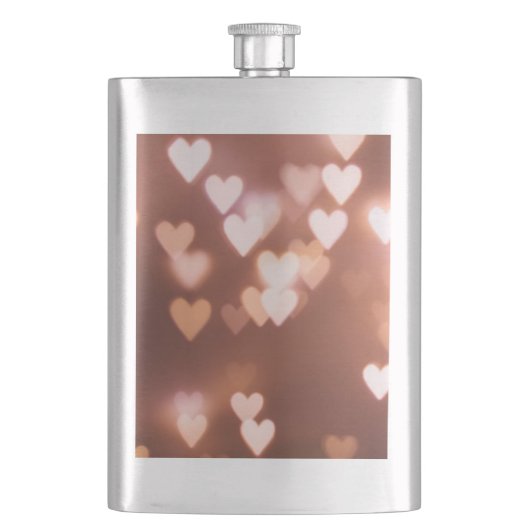 ROZE VALENTIJN'S DAG HARTEN FLACON (Voorkant)