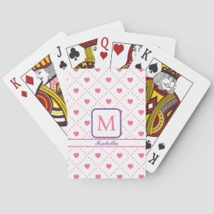 Roze Valentijnsdag Collectie Pokerkaarten