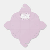 Roze Valentijnsdag Custom Floral Party Bedankdoosjes