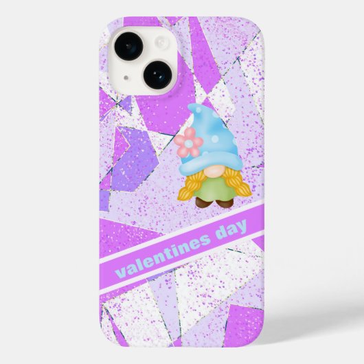 roze Valentijnsdag iPhone case (Achterkant)