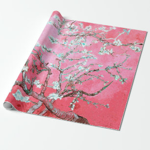Roze Van Gogh Amandelbloesem Cadeaupapier