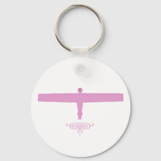 roze van het noorden sleutelhanger