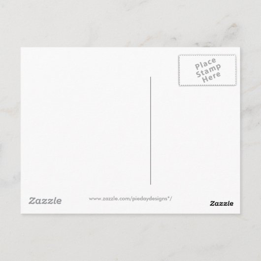 Roze Varken Gezicht Herhalend Patroon Briefkaart (Achterkant)