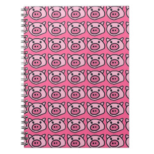 Roze varkens notitieboek