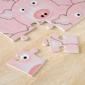 Roze Varkens Puzzel (Zijkant)