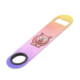 Roze Varkenshouderig Speed Flessenopener