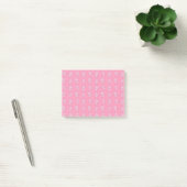 Roze varkenspatroon post-it® notes (Kantoor)