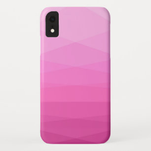Roze veelhoekig iPhone XR hoesje