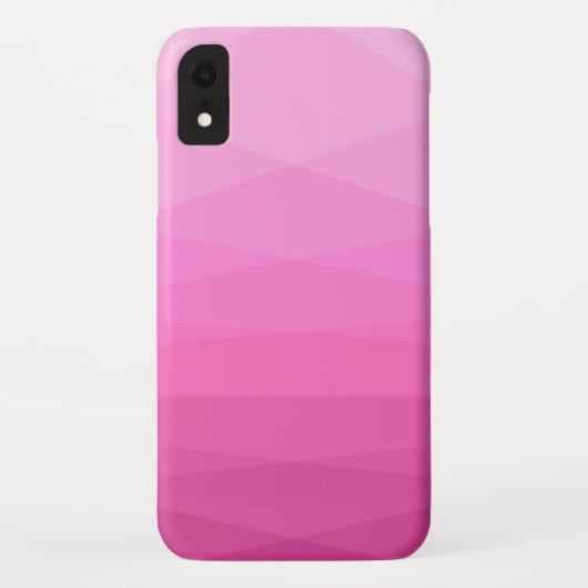 Roze veelhoekig Case-Mate iPhone case (Achterkant)