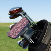 Roze Veer Mandala Boho Golfheadcover (Insitu)