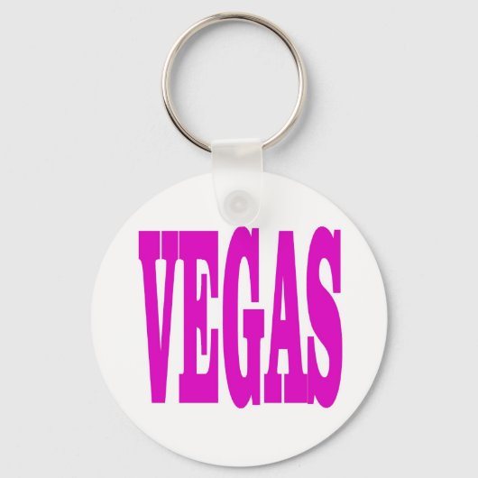 Roze VEGAS-Sleutelhanger Sleutelhanger (Voorkant)