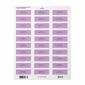 Roze vel Muziek Etiket (Full Sheet)