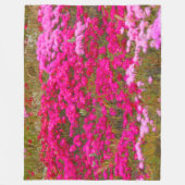 ROZE VELDEN FLEECE DEKEN (Voorkant)