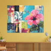 Roze ventilator Abstract Canvas Afdruk (Insitu (Woonkamer))
