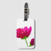 Roze ventilator bagagelabel (Voorkant (verticaal))