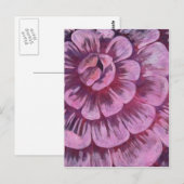 Roze ventilator briefkaart (Voorkant / Achterkant)