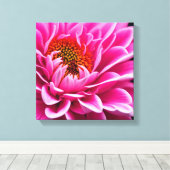 Roze ventilator canvas afdruk (Insitu (Houten vloer))