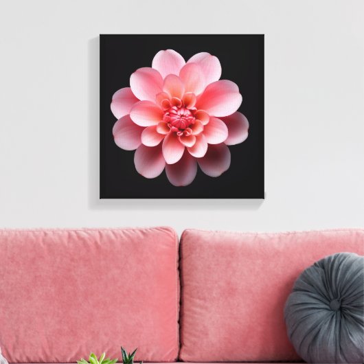 Roze ventilator canvas afdruk (Insitu (Woonkamer))