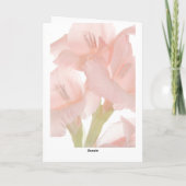 Roze ventilator Dank u voor uw sympathie / Memoria Kaart (Achterkant)