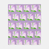 Roze ventilator fleece deken (Voorkant)