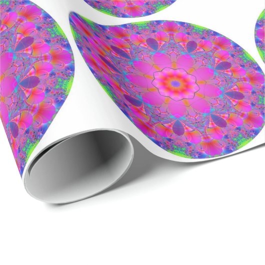 Roze ventilator Mandala Cadeaupapier (Rol Hoek)