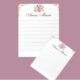 Roze ventilator notitieblok