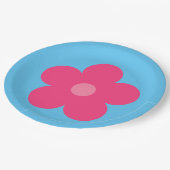 Roze ventilator papieren bordje (Gekanteld)