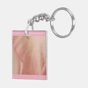 Roze ventilator Petal Double Sided Sleutelhanger