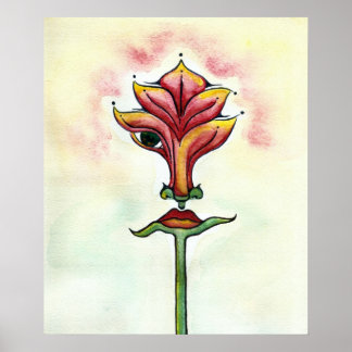 Roze ventilator Poster