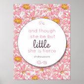 Roze ventilator Ze is bruin Poster (Voorkant)