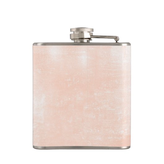 Roze ventilatorhartbridesmaïde gift heupfles (Achterkant)