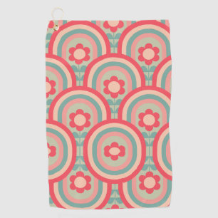 roze ventilatorontwerpmodellen golfhanddoek