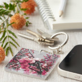 Roze ventilatorSleutelhanger Sleutelhanger (Voorkant Rechts)