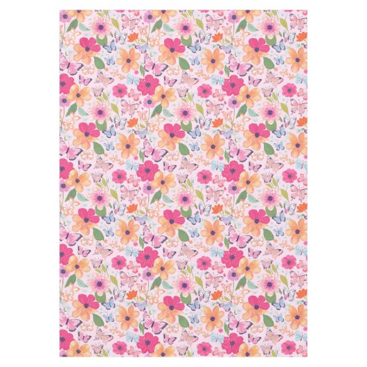  roze ventilatortuin tafelkleed (Voorkant)