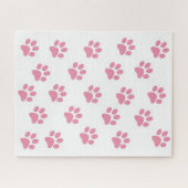 Roze verfafdrukken voor puzzels (Horizontaal)