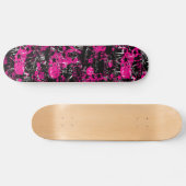 Roze verfplaat skateboard (Horizontaal)
