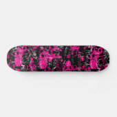 Roze verfplaat skateboard (Horizontaal)