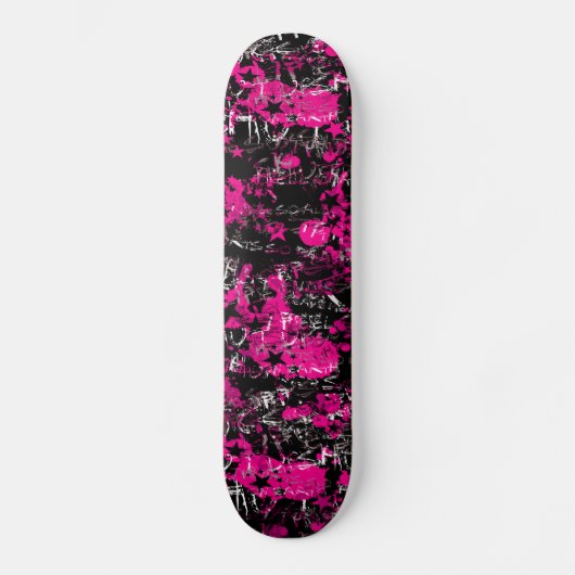 Roze verfplaat skateboard (Voorkant)