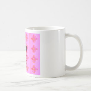 Roze Verjaardag Cake Art Print Koffiemok