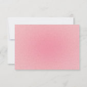 Roze Verjaardag en Cake Foto Dank u Kaart (Achterkant)