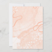 Roze verjaardagskaart kaart (Achterkant)