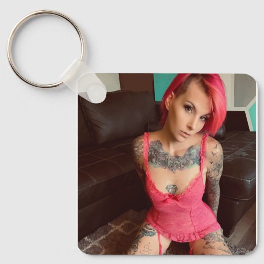 Roze Verleiding/MVR Sleutelhanger (Voorkant)