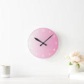  roze verloop ronde klok (Huis)