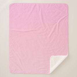 Roze verloop sherpa deken