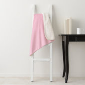 Roze verloop sherpa deken (In situ)
