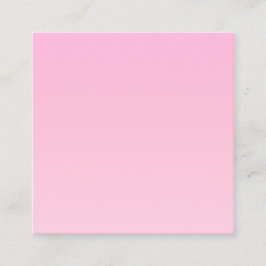 Roze verloop vierkante visitekaartje